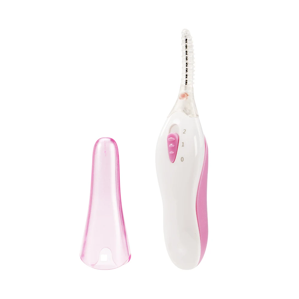 Battery Operated Makeup Lash Lift Custom Mini Eye Lash Curler Lash Care Portable Electric Plastic Heated Eyelash Curler