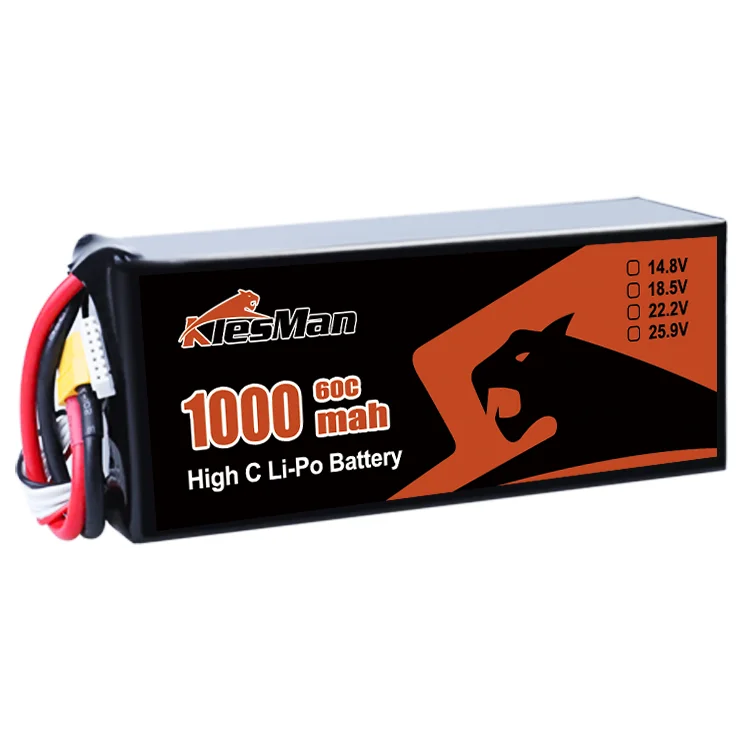 Bộ pin máy bay không người lái 6S tùy chỉnh 1000mah 22.2V pin Lipo cho máy bay không người lái RC FPV bền 2