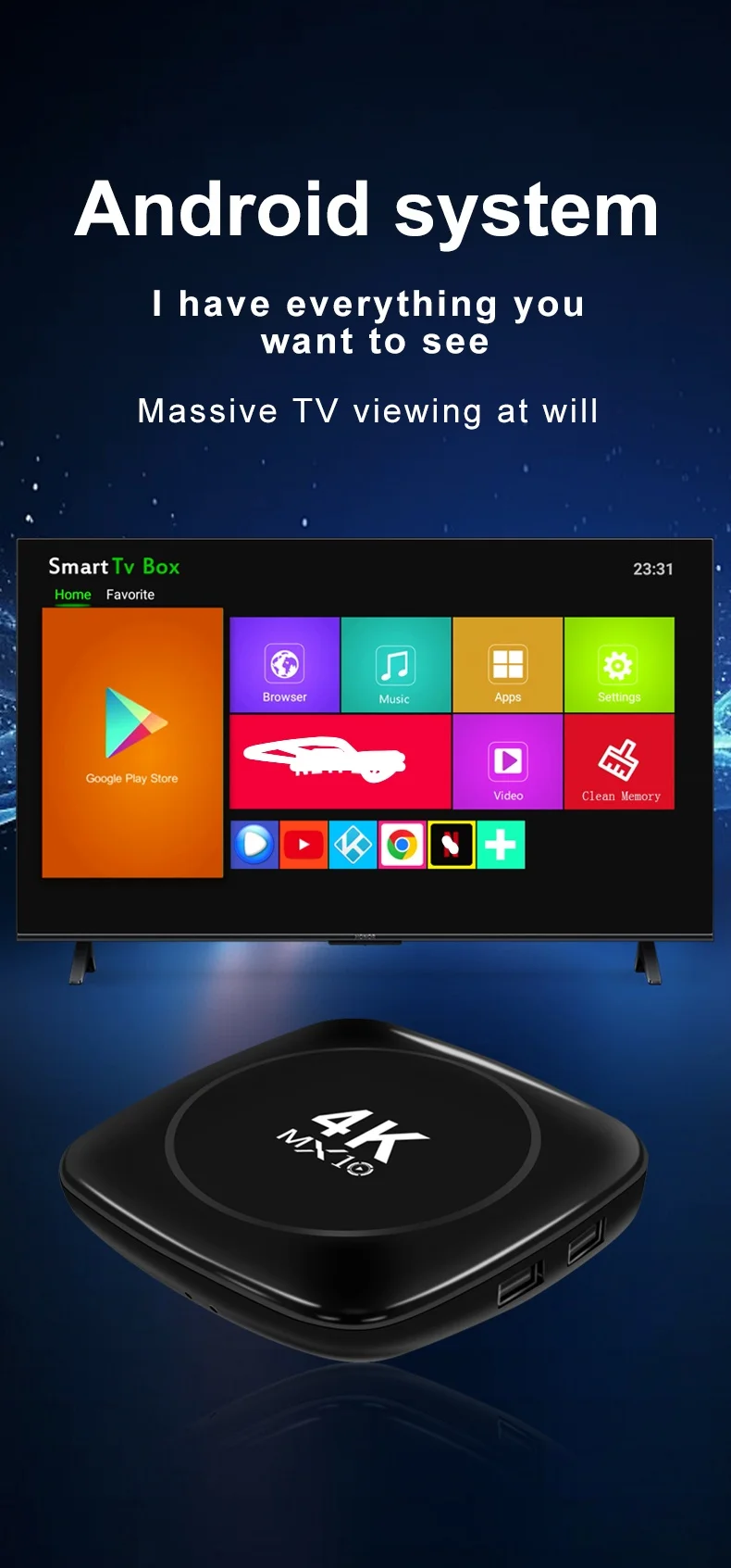 Streaming Android TV Box - Smart 2025 OTT TX Super Set-Top Box