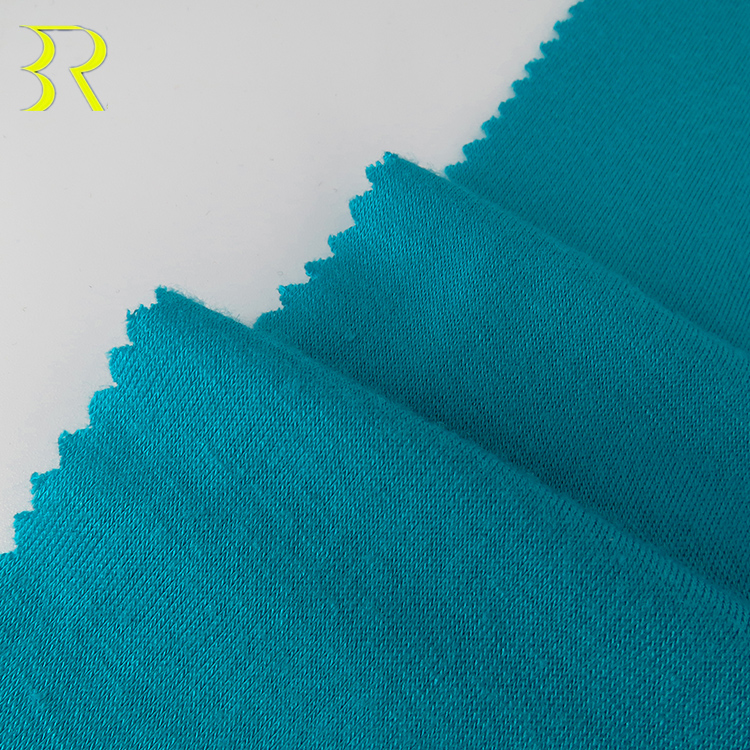 
 Хорошая, не скатывающаяся, вискозная одинарная трикотажная ткань из 95% вискозы, 5% эластана для нижнего белья  