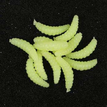 Factory Wholesale Artificial Soft Bait Bulk Mealworm Lure for Carp Bass Perch Trout Saltwater Fishing – Soft Lure – view 3