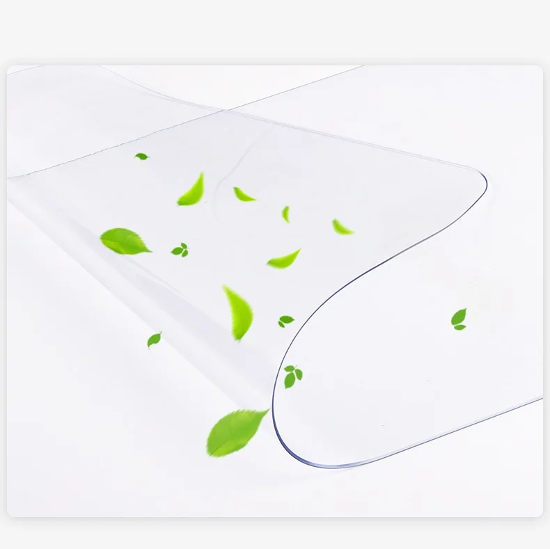 Custom Multisize 2mm Thick Food Grade Soft Transparent Table Cover