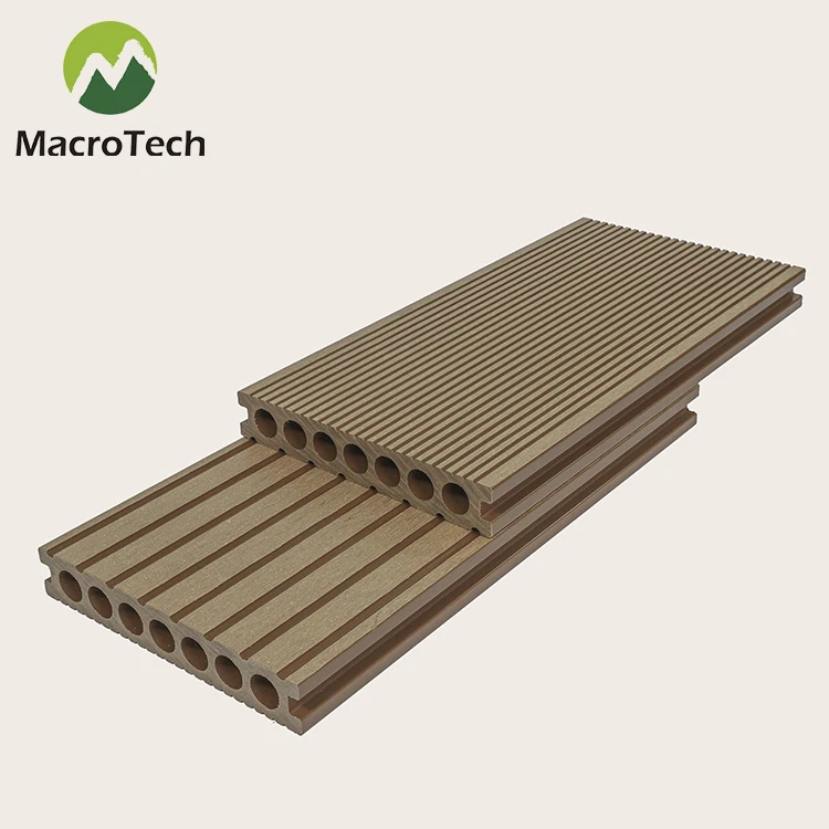 Waterproof wpc decking wood composite plastic wpc wood decking for the new outdoor flooring