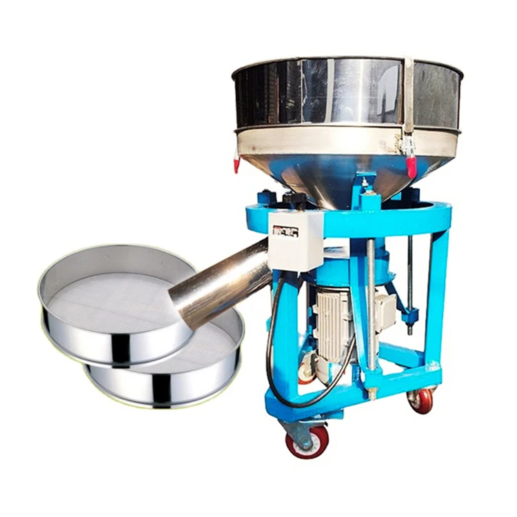 Stainless Steel Small Portable Circular Sand Rotary Vibrating Screen  Screening Machine for Sale