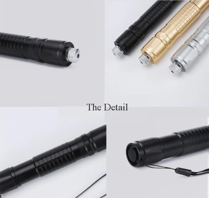 USB Charging Type Green Laser Pointer With ON/OFF Switch on Tail
