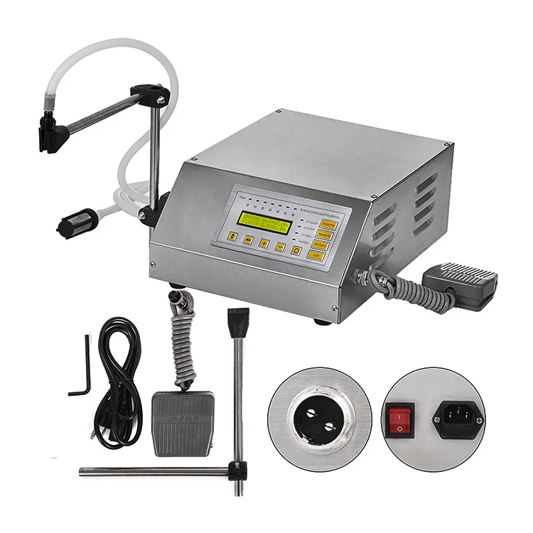 Automatic Small Bottle Digital Control Perfume Filling Machine for Alcohol Oil  Water Beverages Juice