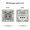 FR  socket with Type-c and Type-c