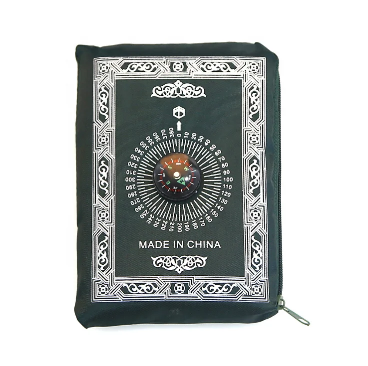 Портативный водонепроницаемый мусульманский молитвенный коврик с компасом ковер винтажный узор украшение для исламских молитв подарочное одеяло коврики