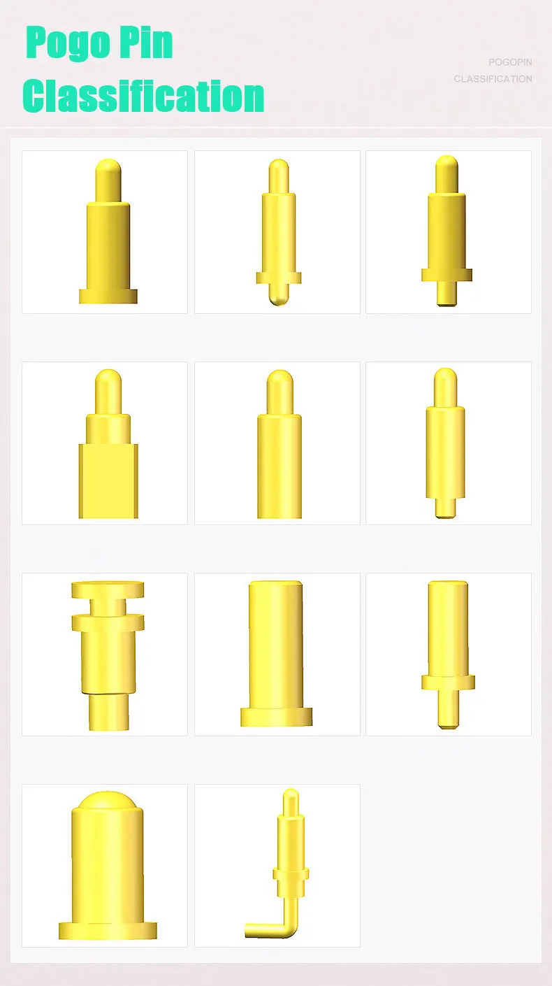 Brass Pcb Spring Loaded Pogo Pin