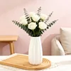 Vertical diamond patterned vase 18 * 5.5cm