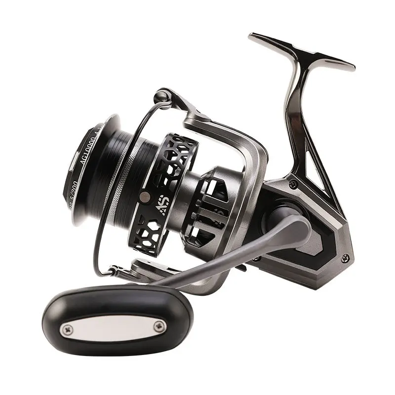 5+1BB Metal Long Distance Cast Spinning Reel CNC Machined Aluminum