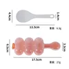 Opp bag  orange  Shaker + spoon set