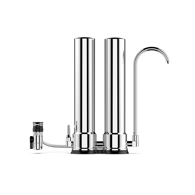 High End 2 Stage Ss304 Domestic Ceramic Water Filter For Kitchen Faucet Buy Water Filter