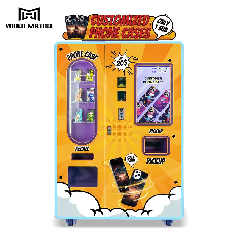Intelligent Touch Screen Automatic Phone Case Printer Machine 2025 New Cell Phone Case Printer Vending Machine