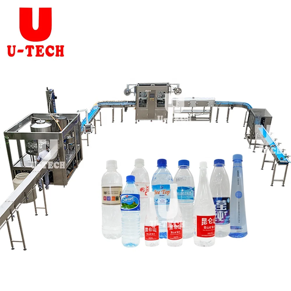 Small industries stainless steel Table Type Mineral Water Making Filling Machine bottle water production line