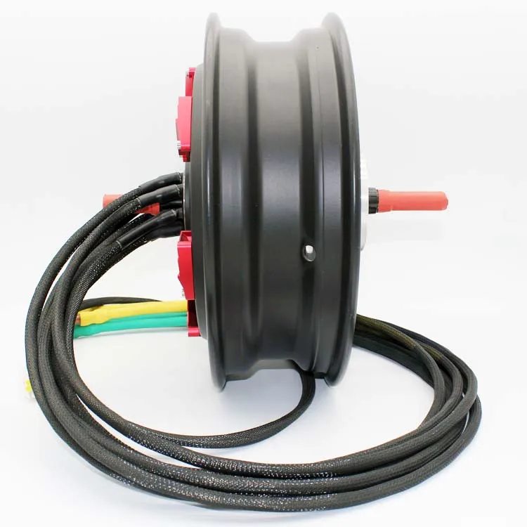 12 "10kw Bldc Hub Motor For Electric Motorcycle With Ce Certification