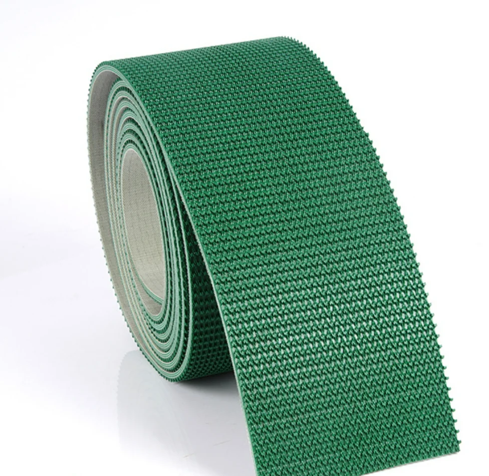 High Quality Pvc Conveyor Belt Flat Cleats 2mm Green Coil Skirt