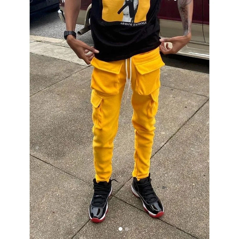 snap cargo pants mens