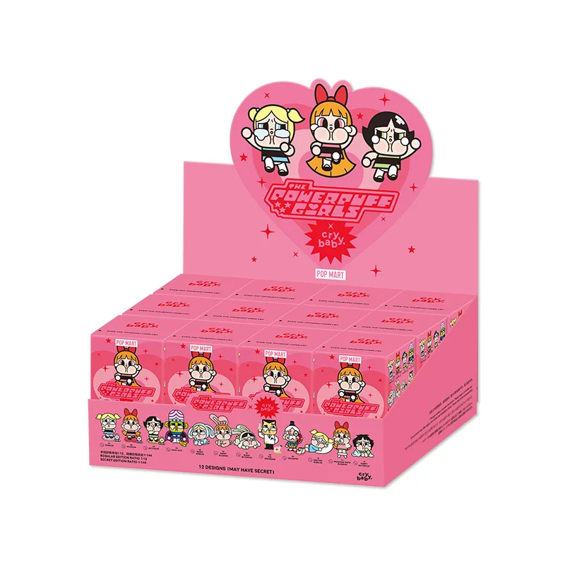 POPMART CRYBABY X Powerpuff Girls Blind Box Toys - Unisex