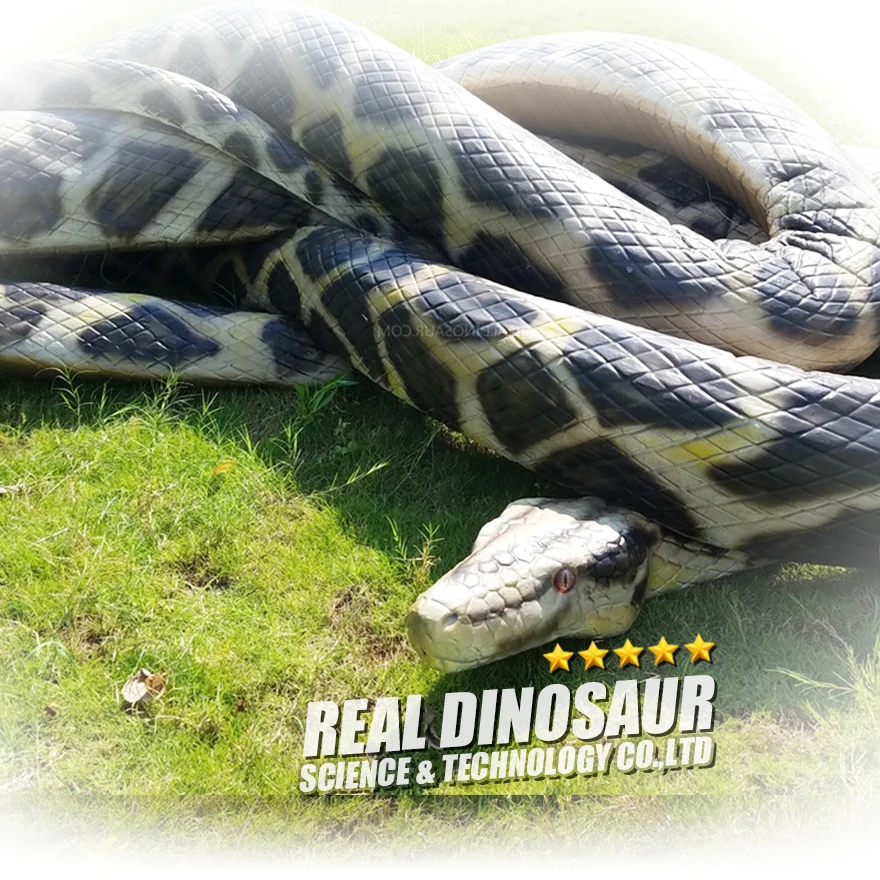 Artificial Silicon Rubber Material Robotic Snake Model