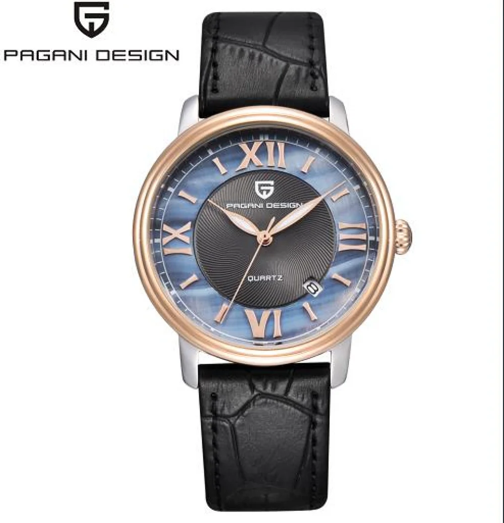 PAGANI DESIGN 2759 Rose Gold Calendar Watch - Luxury & Elegance