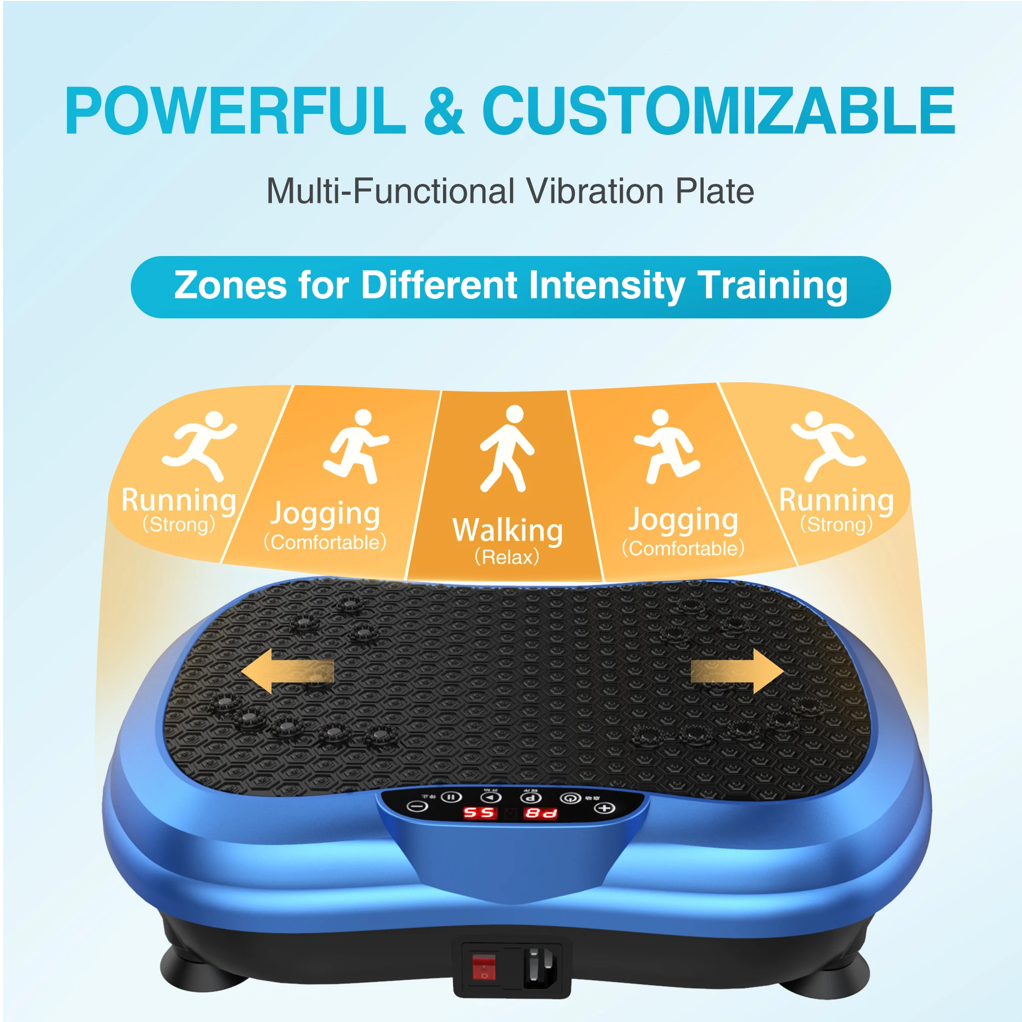 Piattaforma Vibrante SEGAWE Per Fitness E Allenamento – Macchina A Vibrazione Per Tutto Il Corpo