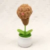 Olla de helado marrón