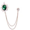 Emerald with Gold Base