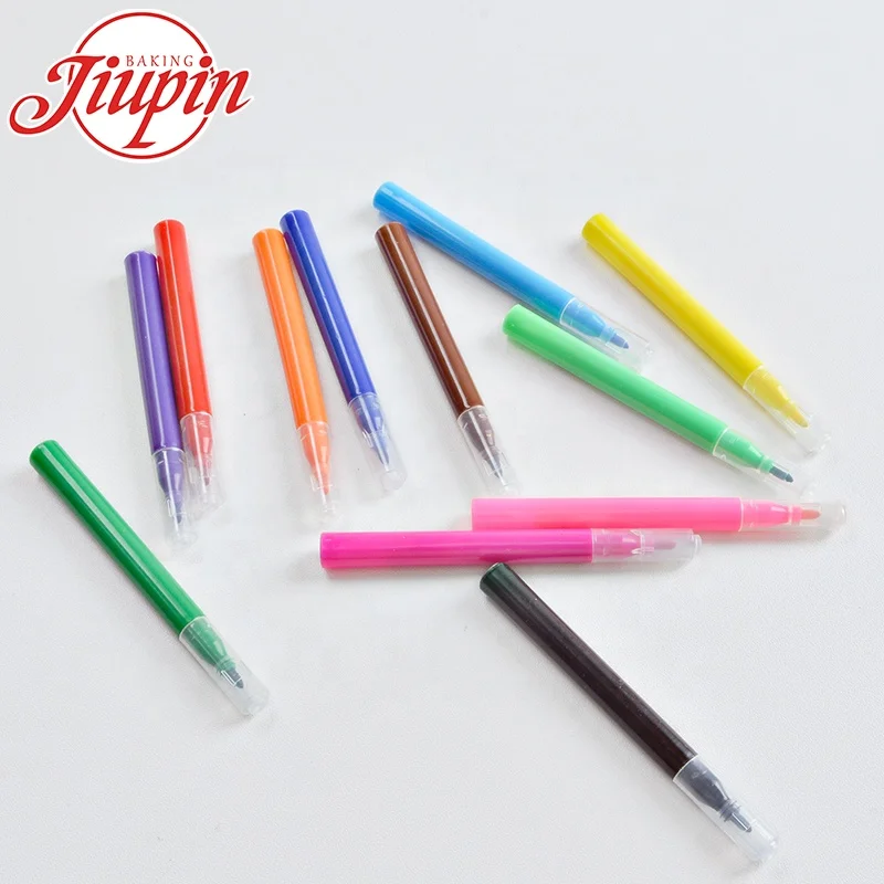 Пищевой пигментный маркер пищевая ручка пищевой набор ручек пищевые чернила черная для глазирования кексов печенья тортов
