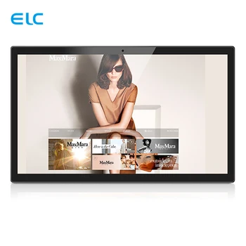 Customized wall mount 32 inch capacitive touch screen quad core android indoor advertising display for shopping mall