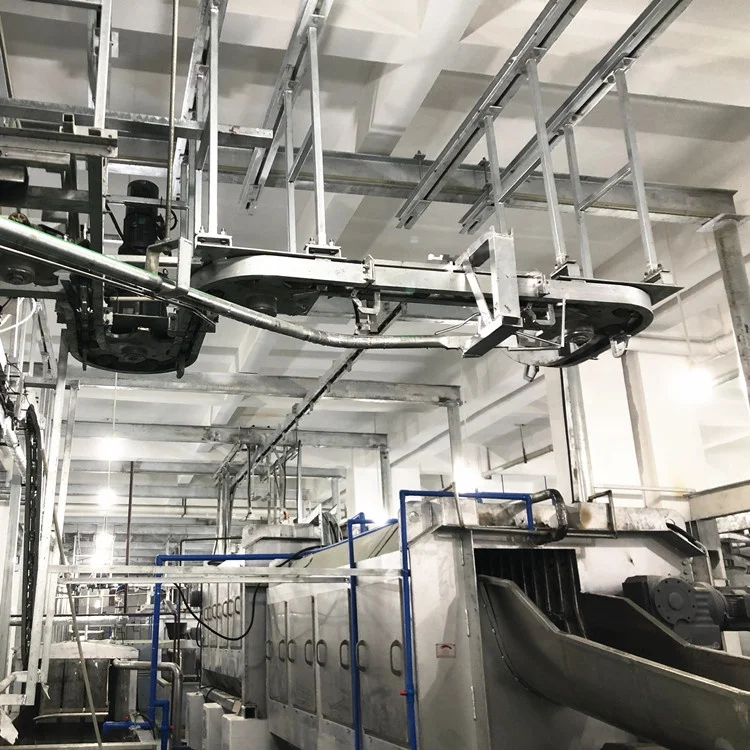 Fully automatic cattle carcass slaughterhouse hook pipe rail for slaughterhouses