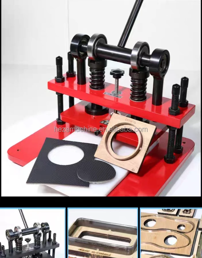 Образец резиновой ткани небольшой штамповочный станок/кожаный чехол бумажник для телефона резак машина