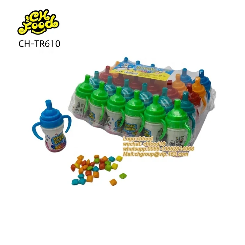 Music Baby Bottle Toys Bubble Gum Chewing Gum Candy Toys
