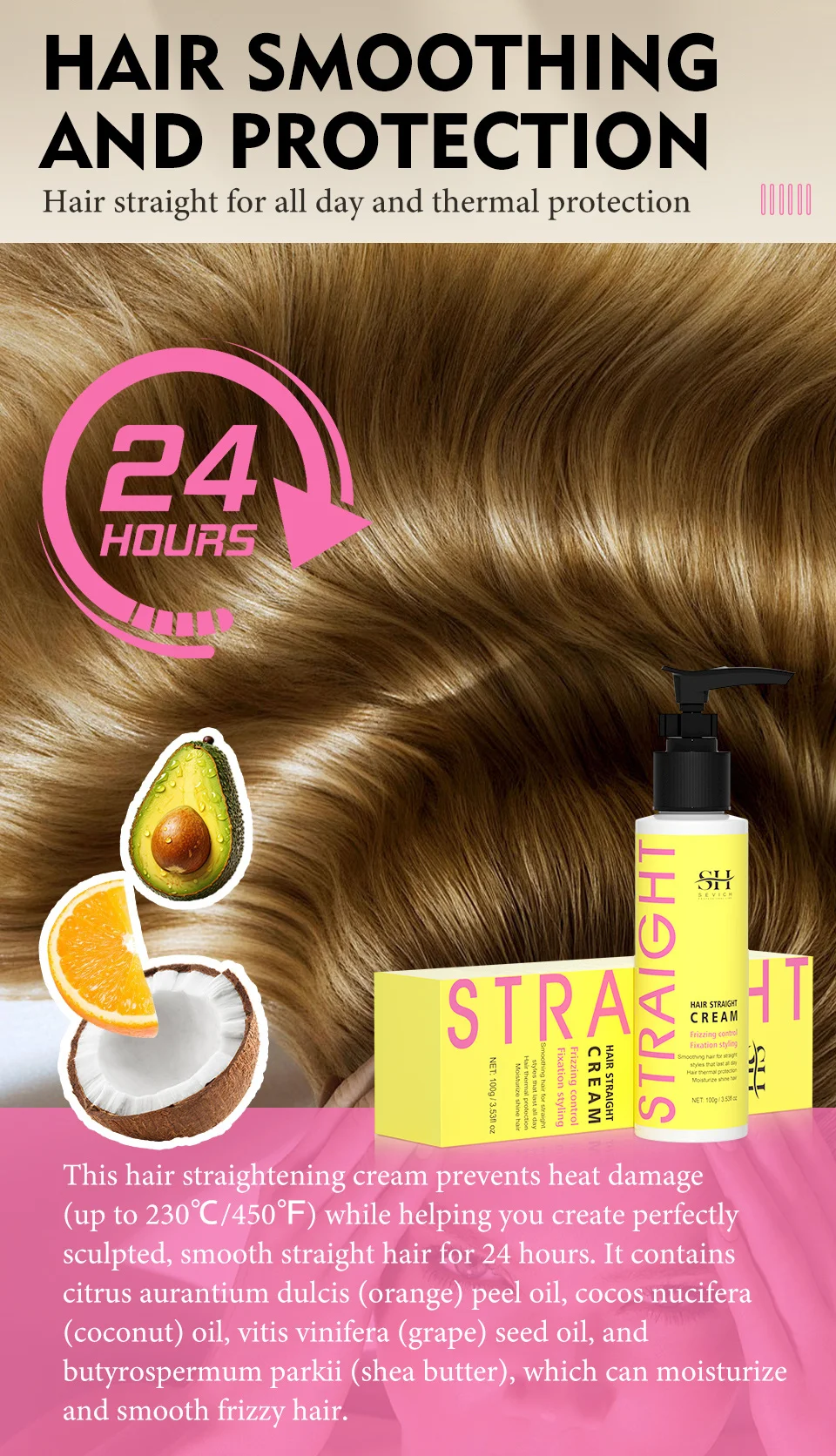 Wholesale Professional Salon Use Permanent Hair Straightening Cream