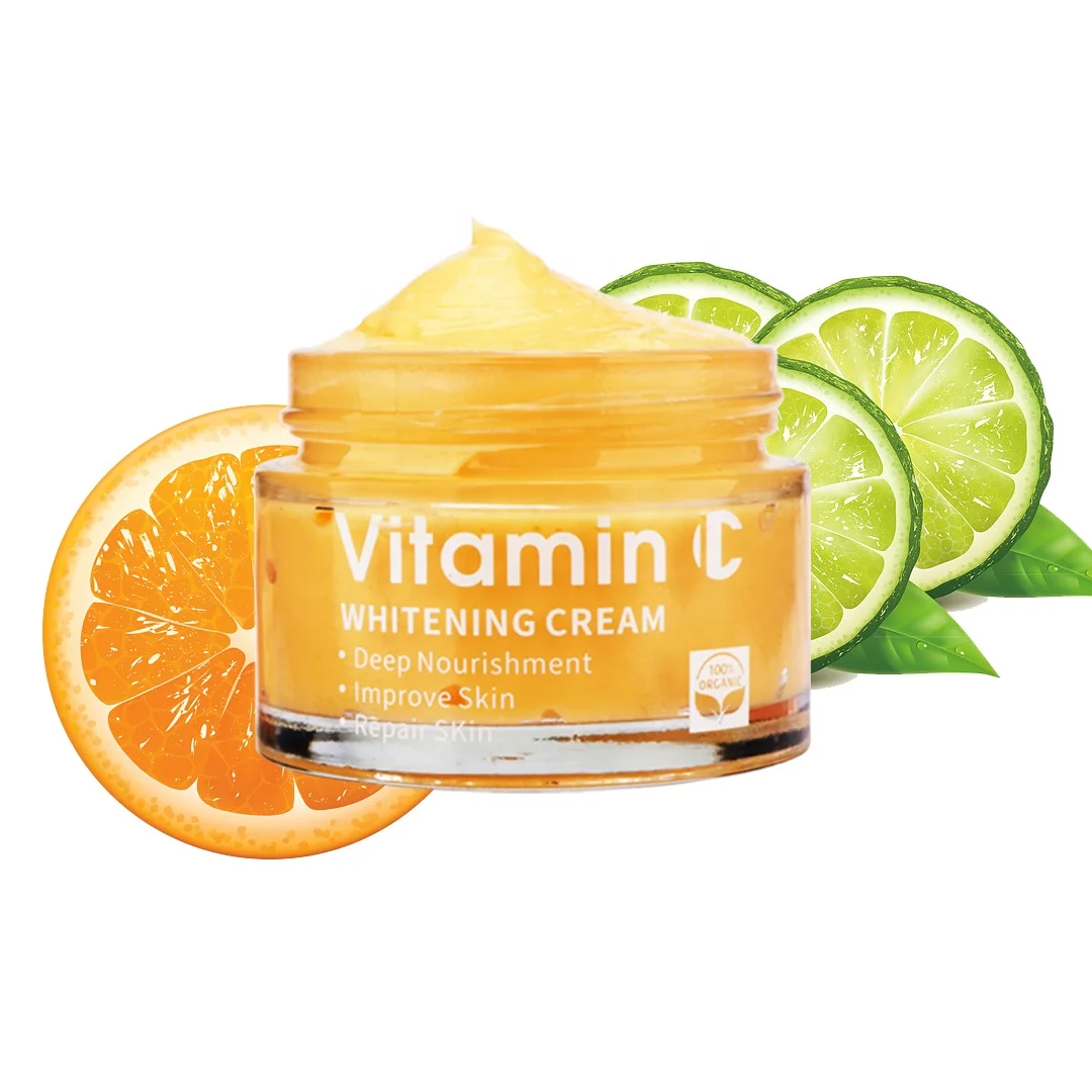 Private Label Organic Arbutin Vitamin C Anti Wrinkles Moisturizer Bleaching Whitening Black Spot Face Cream