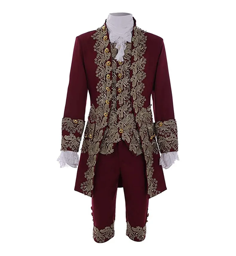 18th British Prince Costume Retro Rococo Aristocrat Suit Marie ...
