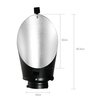 Oblique Reflector Cover Premium Background Backlight Reflector W/ Clip Bowens Mount detail image