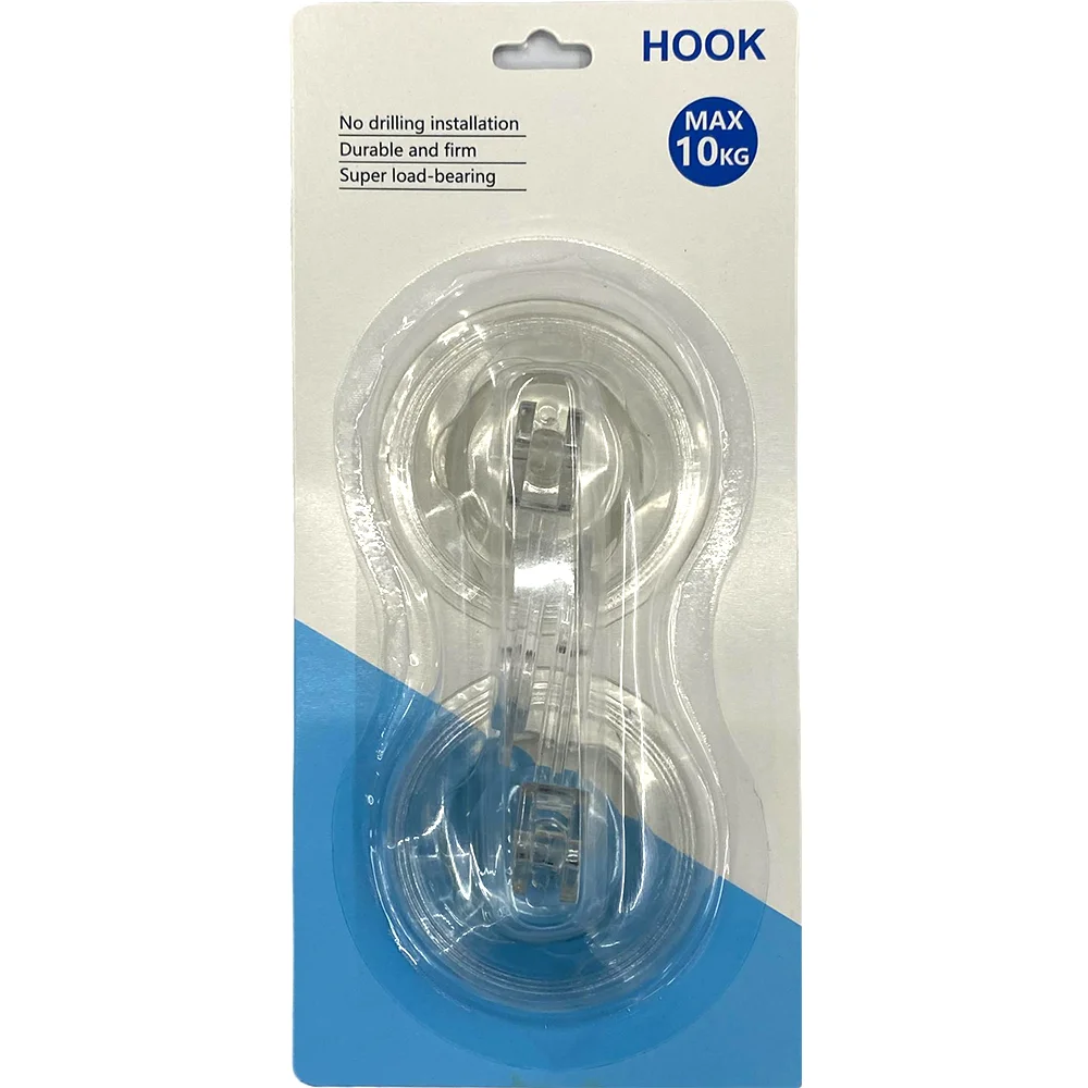 Multifunctional Plastic Suction Cup Hook for Bathroom Towel Rack and Clothes Hanger