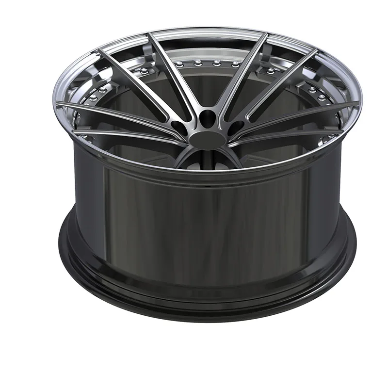 Source Factory Alloy Wheels 18 19 20 21 22 23 24 Inch Polished Brushed Alloy Wheel Rims 5x112 2 Piece Forged Wheels factory