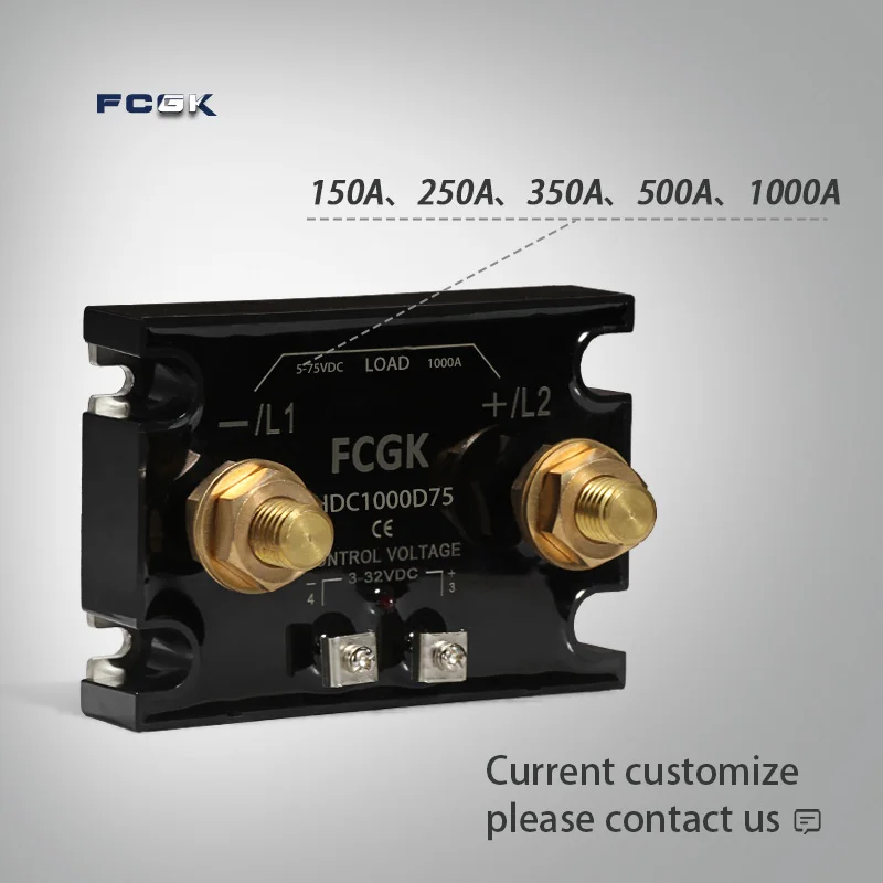 Crydom High Load Current 250A Solid State Relay (SSR) Dc Dc 24V 200A Module Miniature Size High Current Contactor