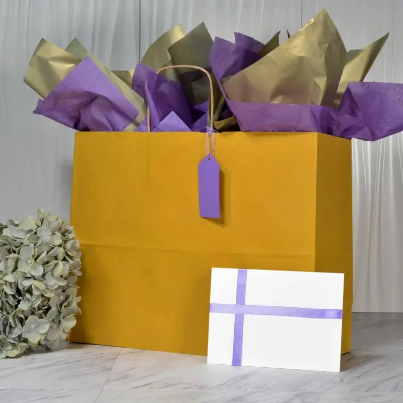 Custom Print Logo Kraft Paper Packaging Bag Biodegradable Brown Shopping Paper Bag With Handle