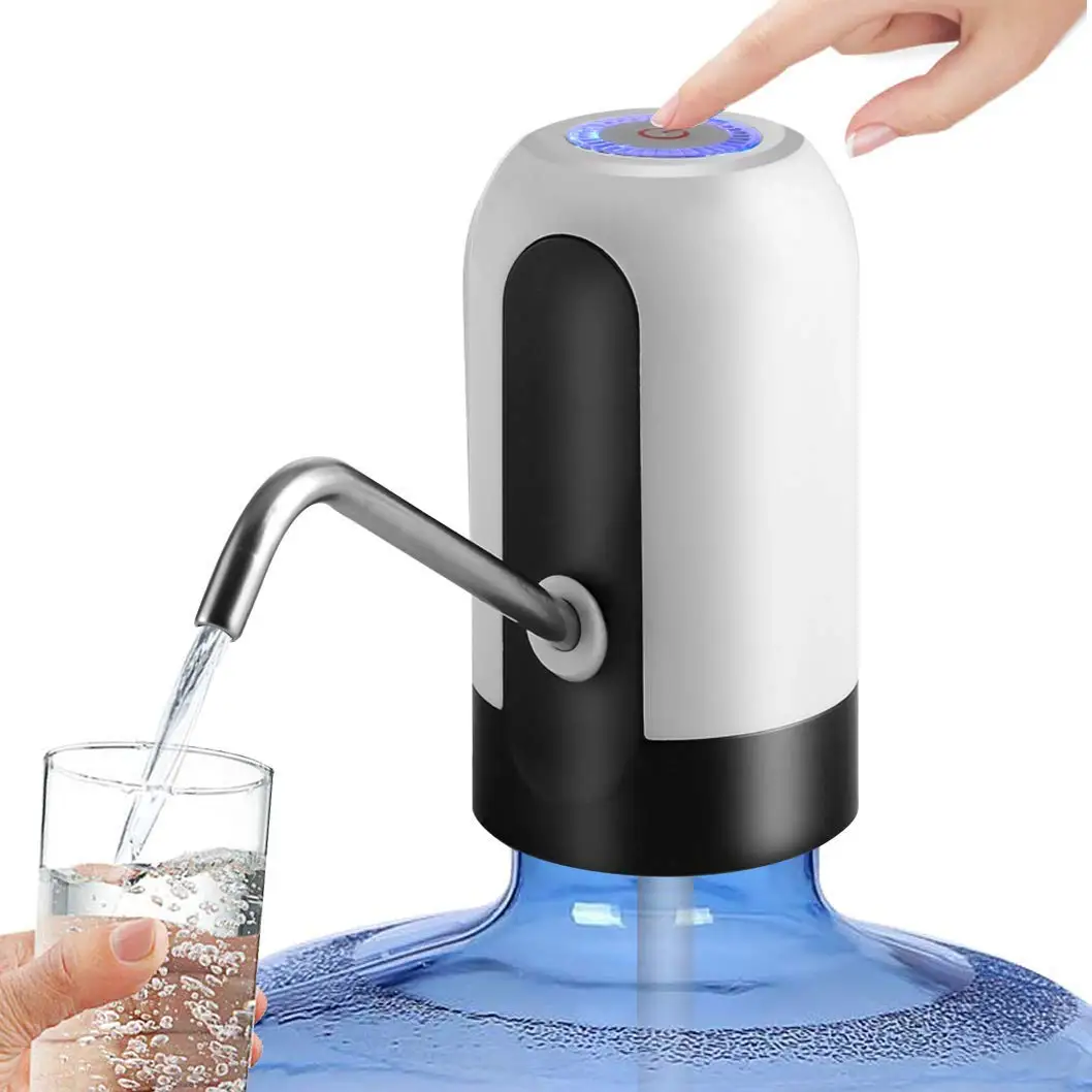 Автоматический Электрический диспенсер для воды, поилка из пластиковых материалов, с ручным прессом, для кухни и офиса