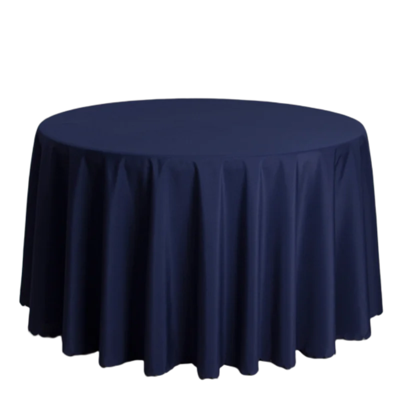 Nappe De Table Mariage Rond 60 120 Inch Round Black White Table Cloth