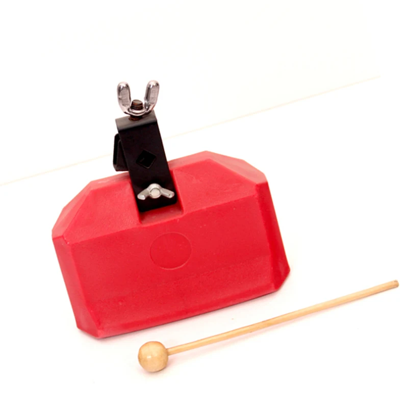 Cloche De Vache Percussion – ABS Plastique, Son Clair, Avec Support De Tambour, Pour Batterie, éveil Musical