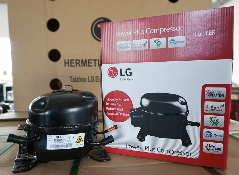 LG R134A Alu Wire 1/3HP LX95LHBM Compressor for Refrigerators