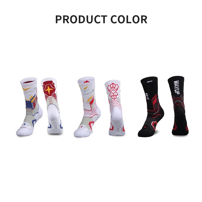 Customized Logo Stylish Training Athletics Basketball Socks Crew Towel