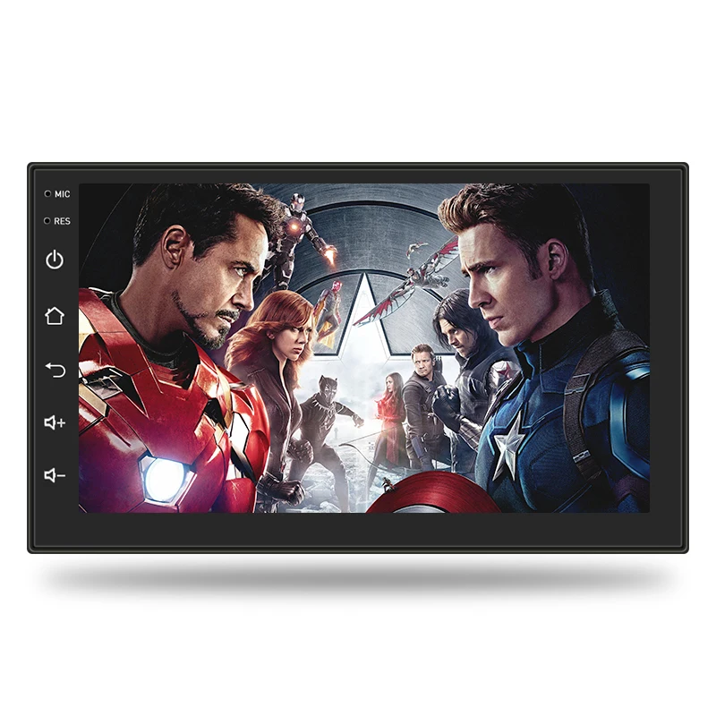2 Din Android With Wifi GPS BT Rear Camera for 7 Inch Car Video Radio Stereo