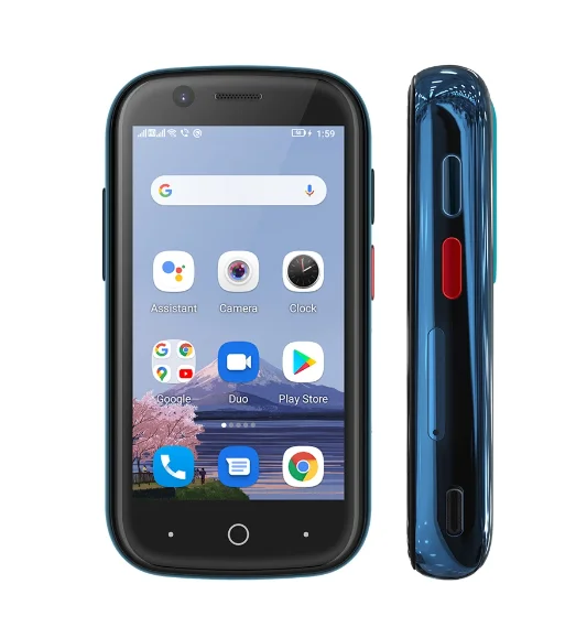 ユニヘルツゼリー2最小の携帯電話Android11 Helio P60 Octa Core 4GLTE