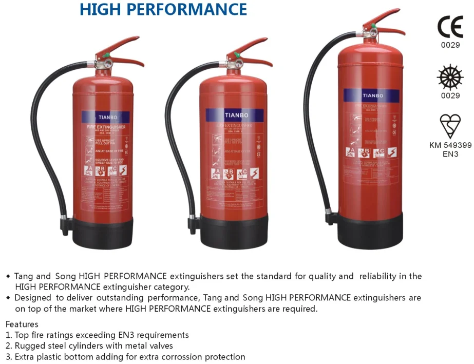 Ce En3 Approved 55a 233b Fire Rating Dcp 12kg Abc Dry Chemical Fire ...