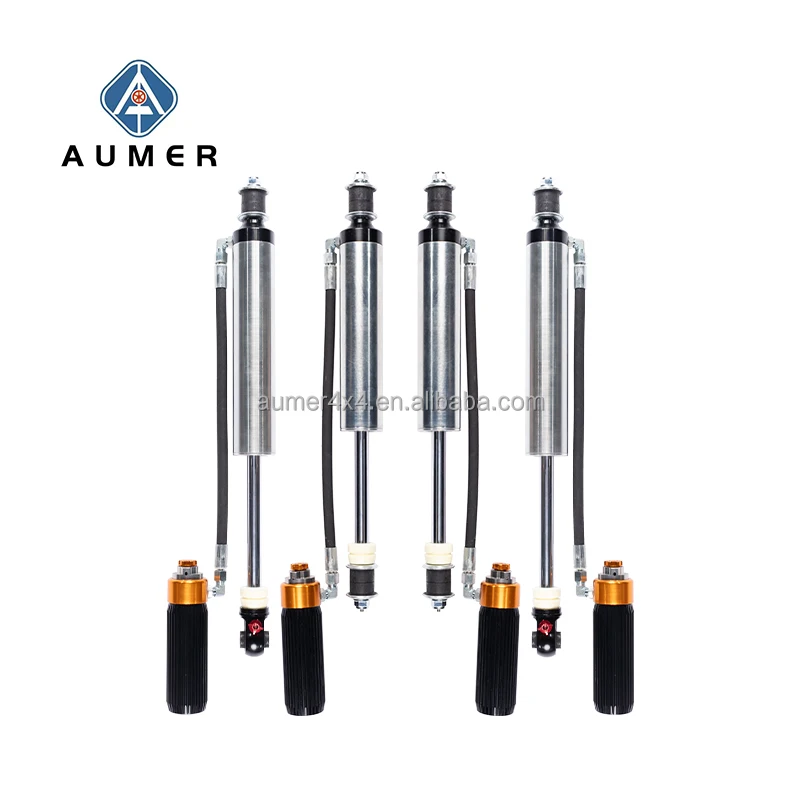 Aumer Compression Rebound Damping Force Adjustable Suspension Lift Kit 4x4 Off Road Shock Absorber for Toyota 80 105 LandCruiser